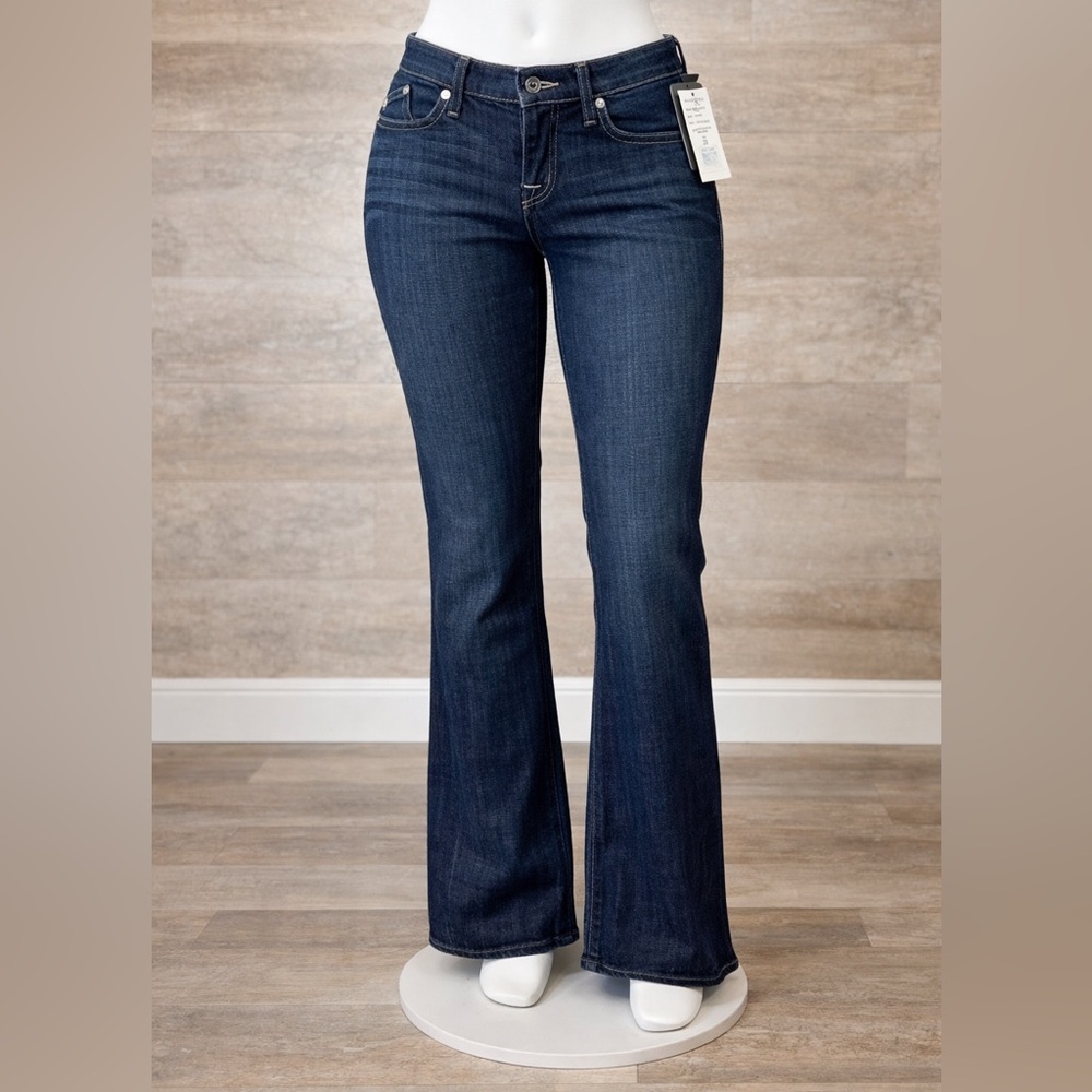 Rock & Republic Kasandra Jeans Size 28 Bootcut Low Rise Dark Wash NWT Y2K